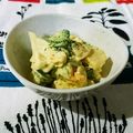 kururin18's cooksnap of when they made きゅうり&林檎の定番卵サラダ♡.