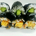 naki1227's cooksnap of when they made 細巻き寿司♪鯖・鮭フレーク＆マヨネーズ.