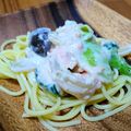 debu-neko's cooksnap of when they made 甘塩鮭のクリームパスタ.
