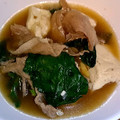 クックCZXE3Z☆'s cooksnap of when they made 豚肉とネギとほうれん草 豆腐の和風煮＊゜.