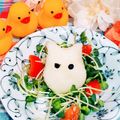 ももちゃんのれしぴ's cooksnap of when they made 大根おろしアート!簡単トトロ☆.