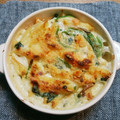 しずか0529's cooksnap of when they made アツアツ♡鮭とほうれん草のグラタン.