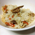 ぽちこ（マイ）'s cooksnap of when they made 学校給食　まいたけと豚肉のご飯.