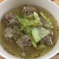 kk4788's cooksnap of when they made キャベツと豚挽肉ミートボールのスープ煮.