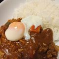 サトモユリア's cooksnap of when they made 温玉キーマカレー.