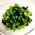 minekoaya's cooksnap of when they made ❁ 大根の葉でお漬物.