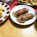 komutatata's cooksnap of when they made ベーコンとえのきのバター炒め.