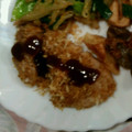makichaki's cooksnap of when they made 揚げないとんかつ.