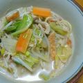 もこもこtrain's cooksnap of when they made 野菜たっぷりちゃんぽん.