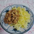 イチゴ、イチゴ。's cooksnap of when they made 千切りキャベツと納豆のネバネバ炒め.