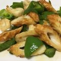 amileamila's cooksnap of when they made めんつゆで簡単☆竹輪とピーマンのきんぴら.