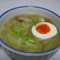 ラテまま's cooksnap of when they made 白菜の簡単スープ、味噌ラーメン風.
