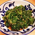 dragon0527's cooksnap of when they made 農家の食卓〜わさび菜の和え物〜.