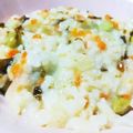o^o^oayuayu's cooksnap of when they made ☆離乳食☆おかゆの混ぜご飯風〜炊飯器で〜.