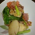 クックLJ2W4Q☆'s cooksnap of when they made 里芋・小松菜・ベーコンの塩麴炒め.