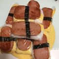 riri05171005's cooksnap of when they made 大量生産・流れ作業・スパムおむすび.