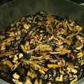 蛇口から生ビール's cooksnap of when they made 鶏ゴボウとひじきの煮物　.