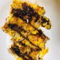 リーコッコー's cooksnap of when they made 揚げない片面 とんかつ♪フライパン一つ☆.
