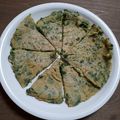 kokoパパ's cooksnap of when they made ♪大根菜としらすのチヂミ♪.