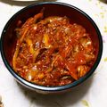 マナのお台所's cooksnap of when they made 韓国　イカの辛炒め　　オジンオポックム.