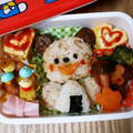 ともひろゆうママ's cooksnap of when they made キャラ弁☆簡単　クマちゃん♪.