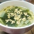 Yruymoit's cooksnap of when they made ☆ウエイパーでわかめスープ☆.