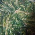 ふぁんたにゃん's cooksnap of when they made 茎レタスの葉っぱの炒めもの.
