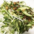 りこったちーず's cooksnap of when they made 水菜とキュウリのさっぱりサラダ.
