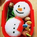 しんおばぁ！'s cooksnap of when they made 雪だるまのお弁当.