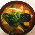 ＊なみへい＊'s cooksnap of when they made 厚揚げともやしとしめじのお味噌汁✿.