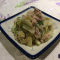 Amalka's cooksnap of when they made 簡単!!レタスとツナ炒め☆*:.｡..