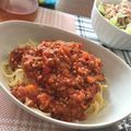 なぉめ☆'s cooksnap of when they made 具沢山ミートソース.