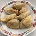 ラクラクダ's cooksnap of when they made アレンジ揚げ餃子.