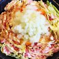 ひい◡̈♥︎'s cooksnap of when they made ＊白菜と豚肉のミルフィーユみぞれ鍋＊.