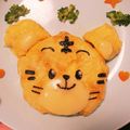さめぽ's cooksnap of when they made 1歳誕生日しまじろうごはん.