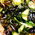 ♬ぱーる♬'s cooksnap of when they made 簡単♡きゅうりとしらすとワカメの酢の物.