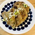 AIK86's cooksnap of when they made 味噌が決め手！れんこんの豚肉巻き.