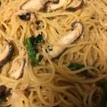 自分のメモ's cooksnap of when they made ベーコンとキノコ、ほうれん草の和風パスタ.