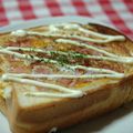 ゆうかりコアラ's cooksnap of when they made 朝食に！ハムエッグトースト.