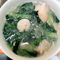 猫太＆たまき's cooksnap of when they made 簡単★肉団子と春雨の具だくさんスープ.