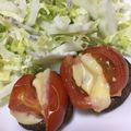ゆ〜ぴゆ〜ぴ's cooksnap of when they made 椎茸＆トマトのバジルチーズ焼き.