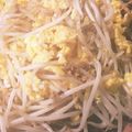 ちゃぎー's cooksnap of when they made もう一品に♪ 豆苗&モヤシ&ツナ玉子とじ.