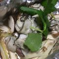 キョク's cooksnap of when they made 牡蠣と茸のフライパンホイル蒸し.