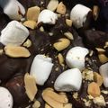 amihs's cooksnap of when they made バレンタイン＊マシュマロの贅沢チョコバー.