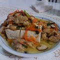 poohmiffy's cooksnap of when they made 豚小間肉で焼き豆腐さっぱり肉あんかけ♪.
