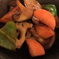 Naoza's cooksnap of when they made 蓮根☆薩摩芋☆椎茸☆人参☆南蛮炒め.