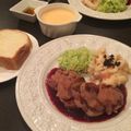 ちめりんこ's cooksnap of when they made 大人の赤ワインマスタードのハンバーグ.