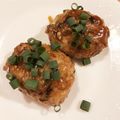 romaric's cooksnap of when they made 鶏ひき肉と豆腐の和風照り焼きハンバーグ.