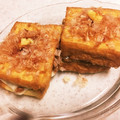 cookyaco's cooksnap of when they made めっちゃ旨♪絹揚げの納豆チーズ挟み焼き♡.