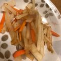bibibibibi's cooksnap of when they made お箸がすすむ簡単大根と人参きんぴら.